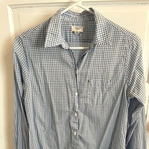 Lands End Canvas gingham shirt